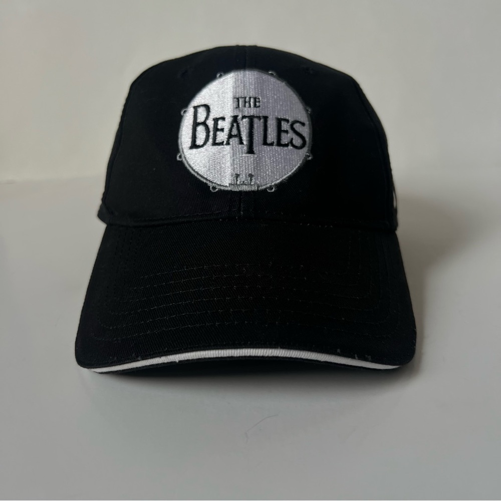 The Beatles Embroidered Drum Black White Baseball Classic Rock Hat Cap - Picture 3 of 13